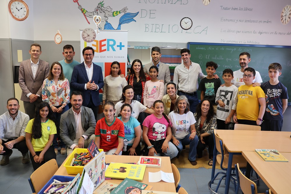 Escolares de Las Norias leen más y mejor gracias al proyecto de acompañamiento lector ‘LEER+’ de la Fundación José Manuel Lara