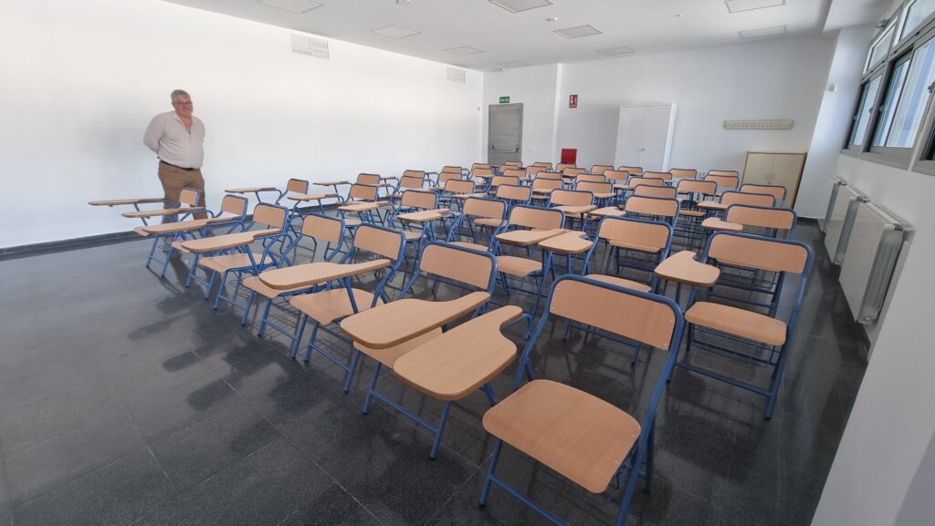 Interior del la sala de usos múltiples