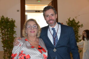 Con Maria Rosario Cara pregonera de las Fiestas de San Miguel - “Con un cartel por bandera que nos une e identifica: Dalías a su Cristo”