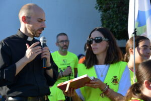 DSC 7640 - Más de 600 peregrinos se unen a la Peregrinación Juvenil de la Hermandad del Cristo de la Luz