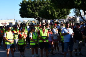 DSC 7648 - Más de 600 peregrinos se unen a la Peregrinación Juvenil de la Hermandad del Cristo de la Luz