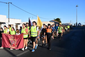 DSC 7660 - Más de 600 peregrinos se unen a la Peregrinación Juvenil de la Hermandad del Cristo de la Luz