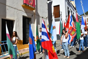 DSC 8218 - Entrada del estandarte y ofrenda floral al Santo Cristo de la Luz en Dalías
