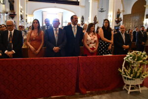 DSC 8288 - Entrada del estandarte y ofrenda floral al Santo Cristo de la Luz en Dalías