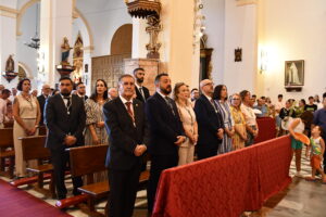 DSC 8291 - Entrada del estandarte y ofrenda floral al Santo Cristo de la Luz en Dalías