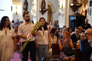 DSC 8374 - Entrada del estandarte y ofrenda floral al Santo Cristo de la Luz en Dalías