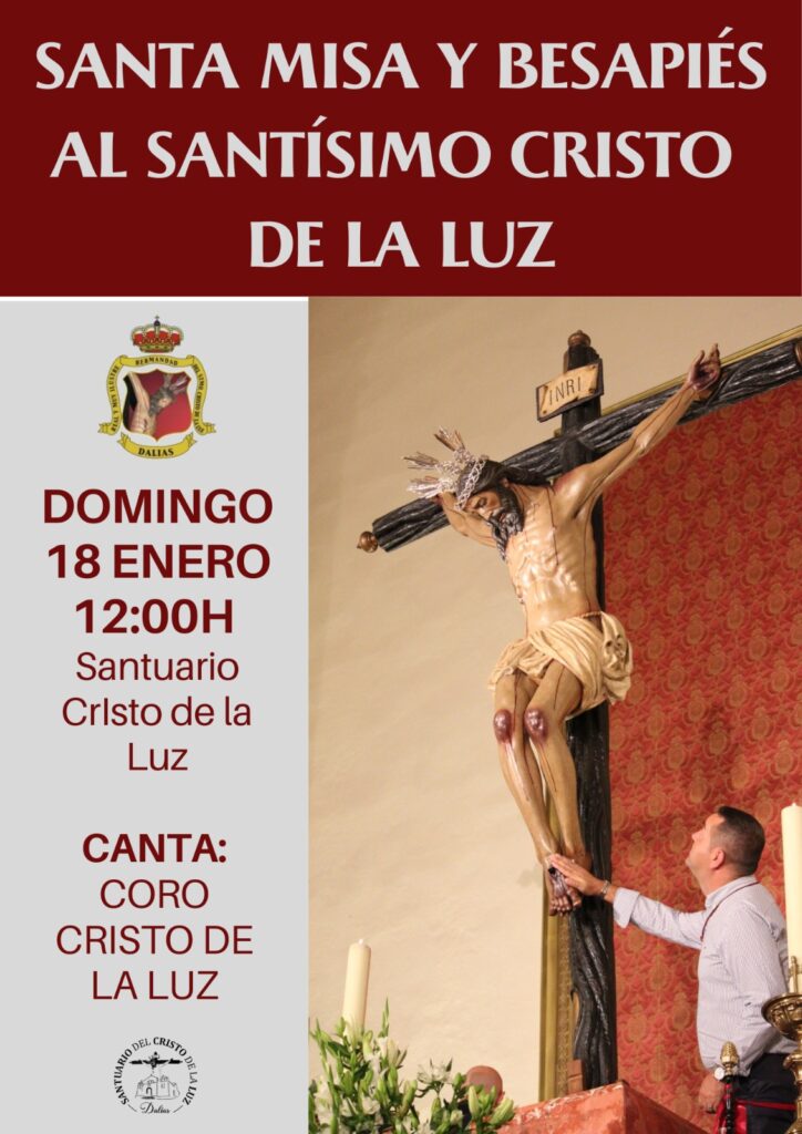 WhatsApp Image 2026 01 11 at 10.38.21 - Este domingo se celebra el primer besapiés del año al Cristo de la Luz de Dalías