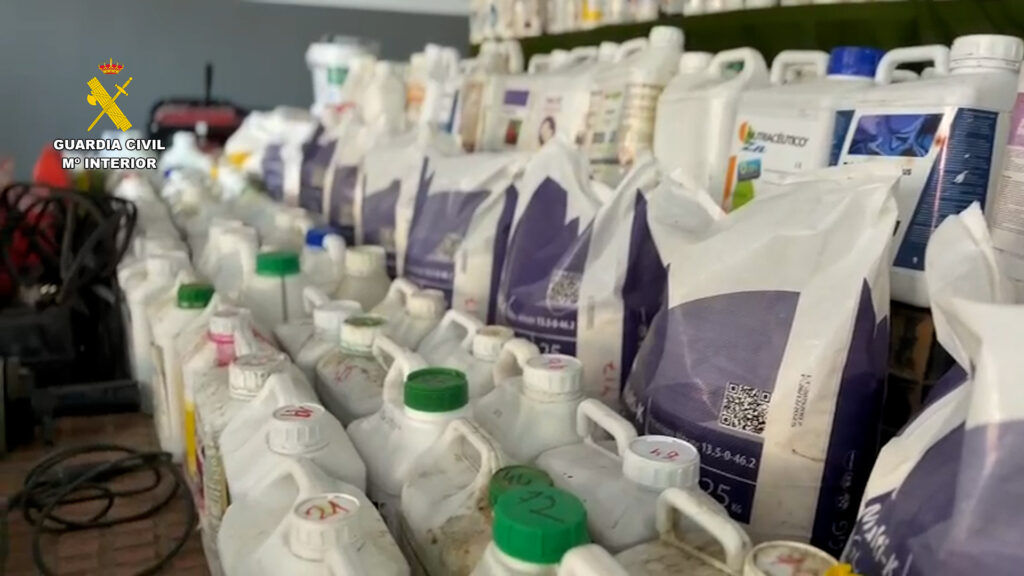 op rosan almeria editada foto 02 - Desarticulan una banda especializada en robos en explotaciones agrícolas del Poniente e investigan a quienes compraban sus productos