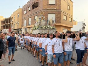 260717 VIRGEN DEL CARMEN BALERMA 1 - La Virgen del Carmen de Balerma estrena nuevo trono en su día grande
