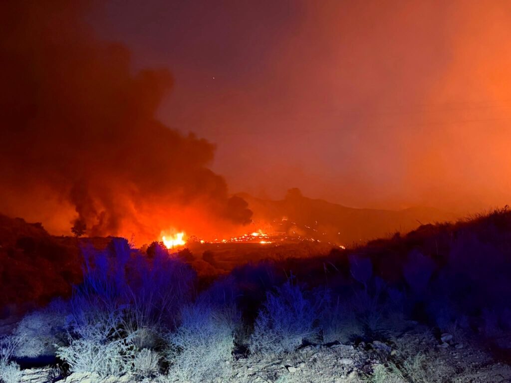 742001927 2496994894147198 6175454616276545664 n - El Poniente se solidariza con Los Gallardos por el incendio forestal en el que han muerto doce personas