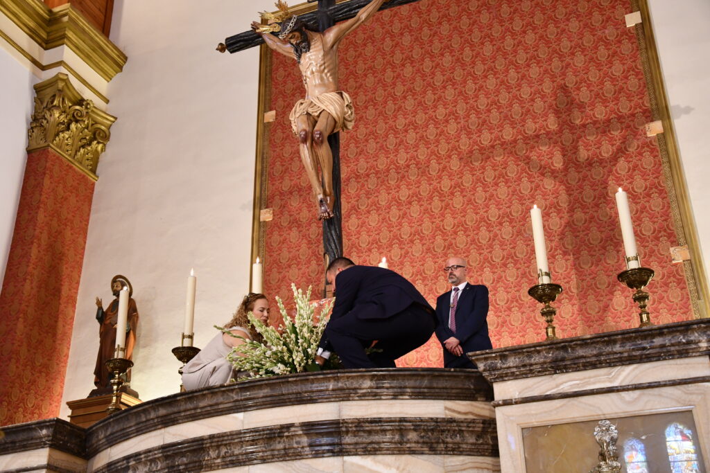 DSC 8267 - La Hermandad del Cristo de la Luz pide la colaboración de sus devotos para adquirir una nueva peana de mármol "digna" de la imagen