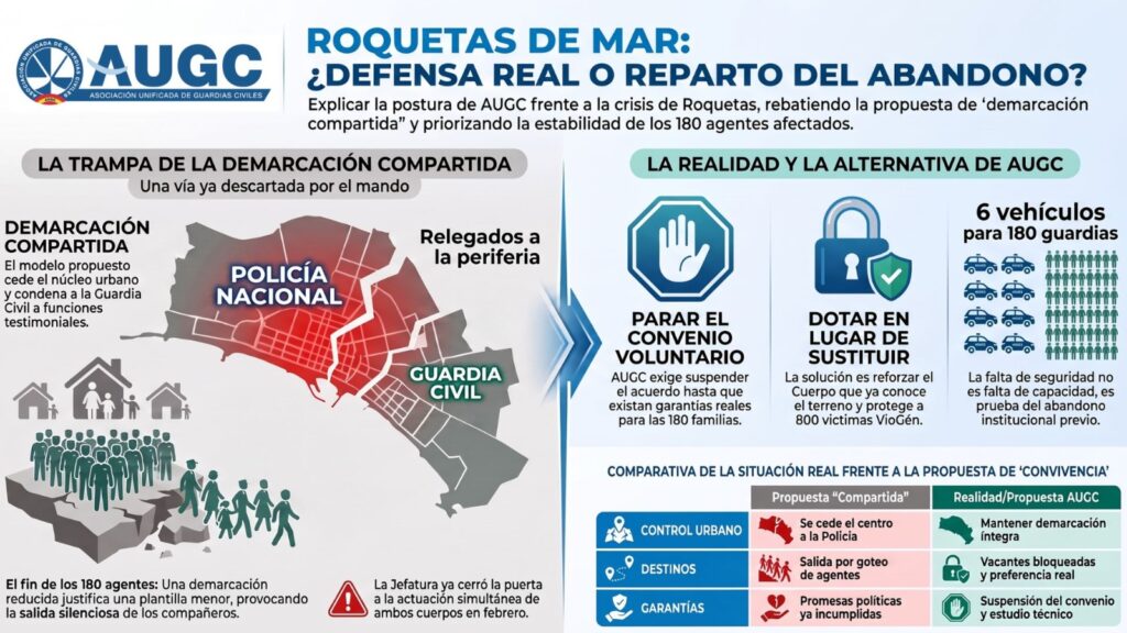 WhatsApp Image 2026 08 12 at 12.19.20 - División en las asociaciones de Guardias Civiles por la demarcación compartida en Roquetas de Mar
