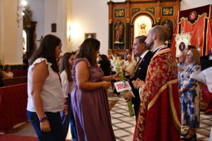 DSC 0183 - El doctor de la Selección Española Claudio Vázquez inaugura la ofrenda de nardos al Cristo de la Luz