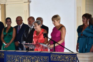 DSC 0964 - Las pregoneras María Morón y Trini Góngora reivindican la parte más lúdica de las Fiestas del Cristo de la Luz