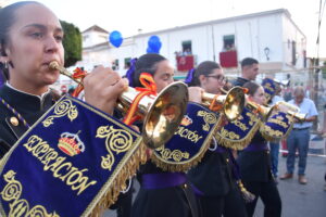 DSC 1858 - Miles de cohetes encienden la noche de Dalías en la procesión del Cristo de la Luz