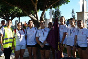 DSC 9283 - Cientos de jóvenes peregrinos acompañan a la Hermandad del Cristo de la Luz