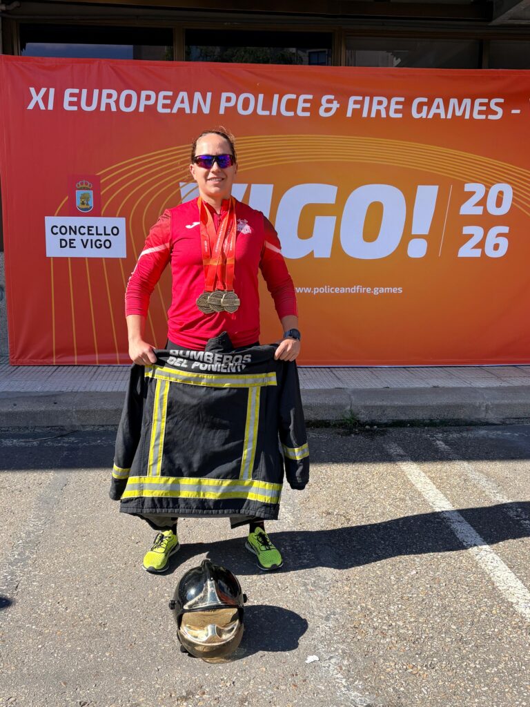 isabel martinez european games - Tres bomberos del Poniente Almeriense destacan en los Juegos Europeos de Policías y Bomberos con cinco medallas
