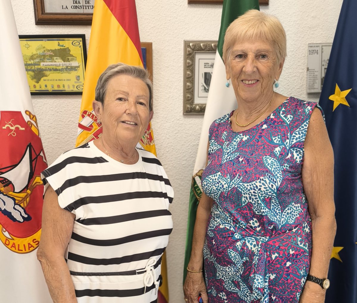 María Morón Martín y Trinidad Góngora Lirola. /DC