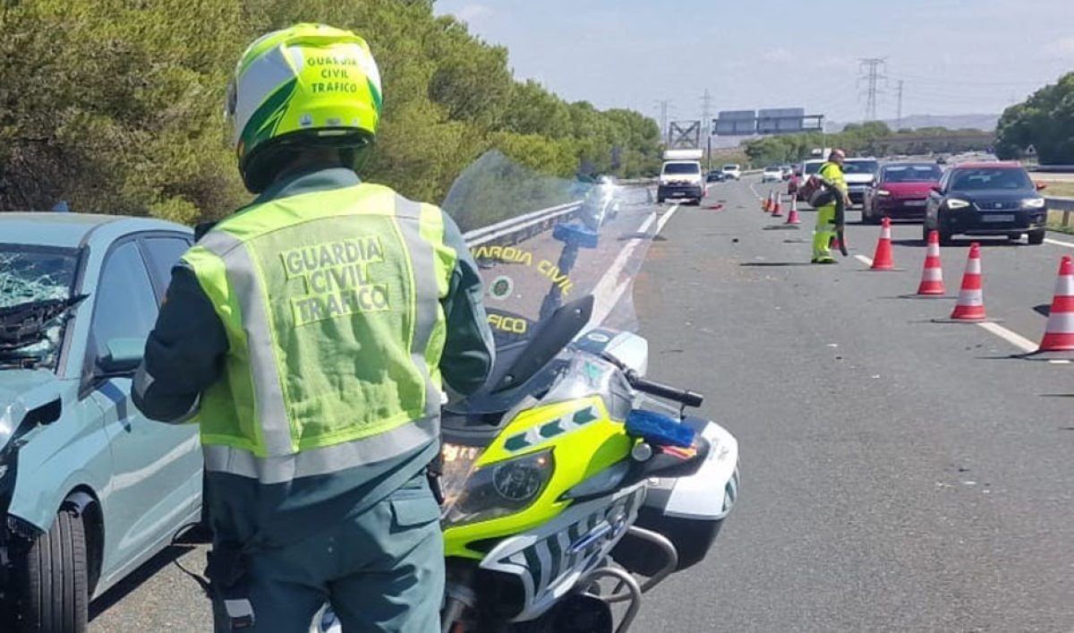 Imagen del accidente.
GUARDIA CIVIL