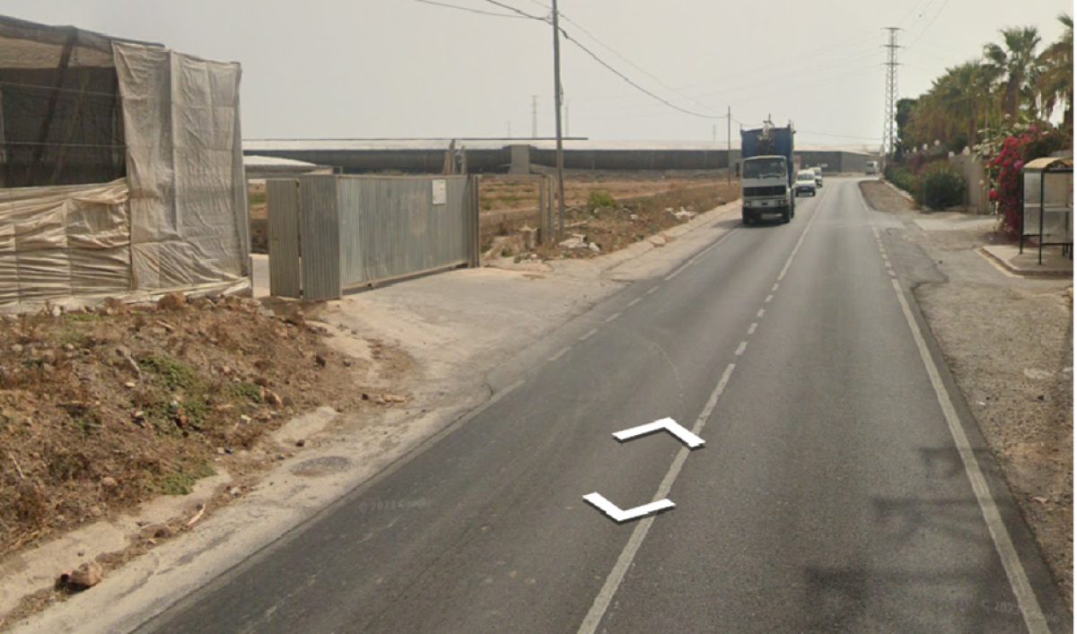 Carretera de Dunia en El Ejido. /Google Maps