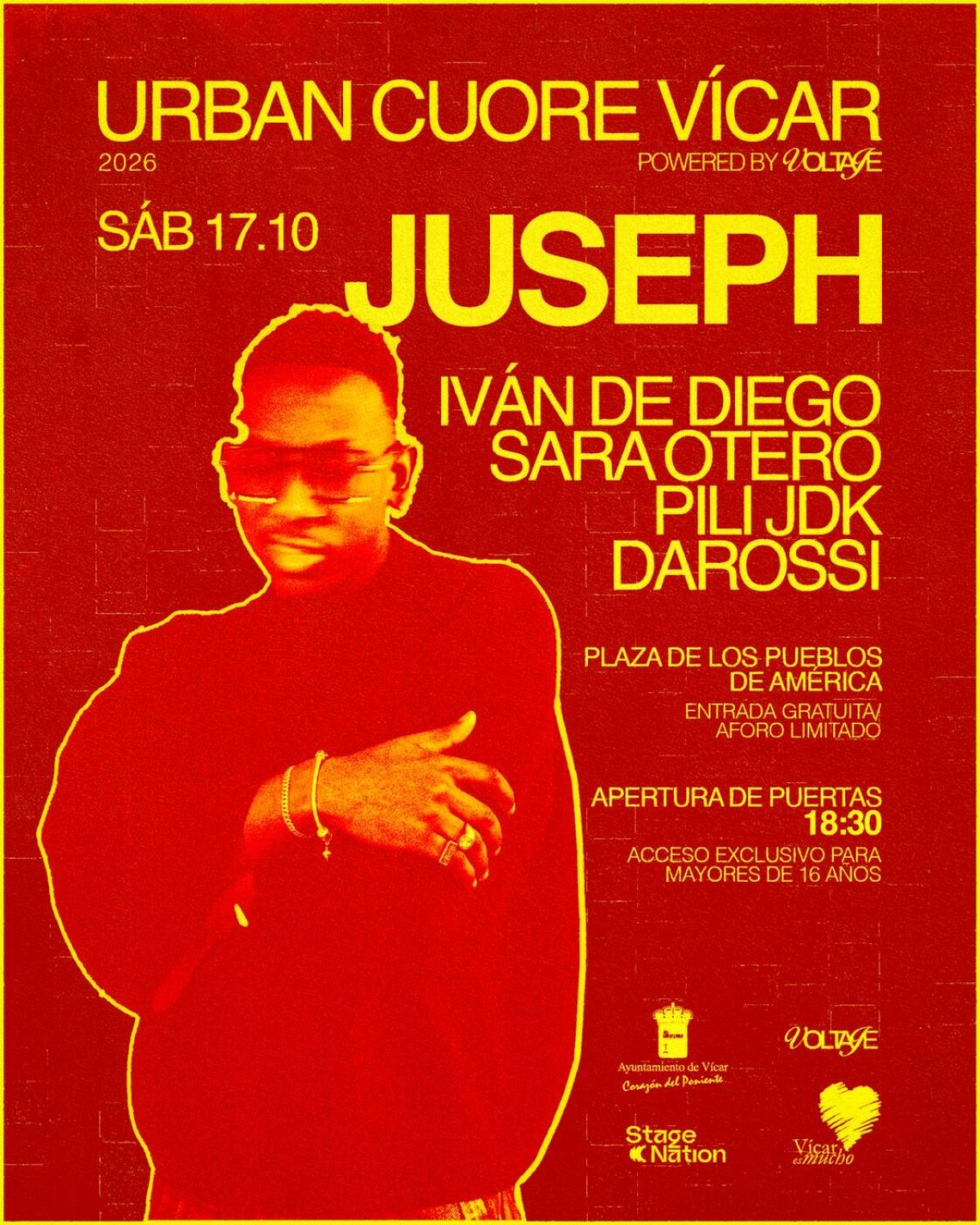 Cartel del Urban Cuore Vícar. /DC
