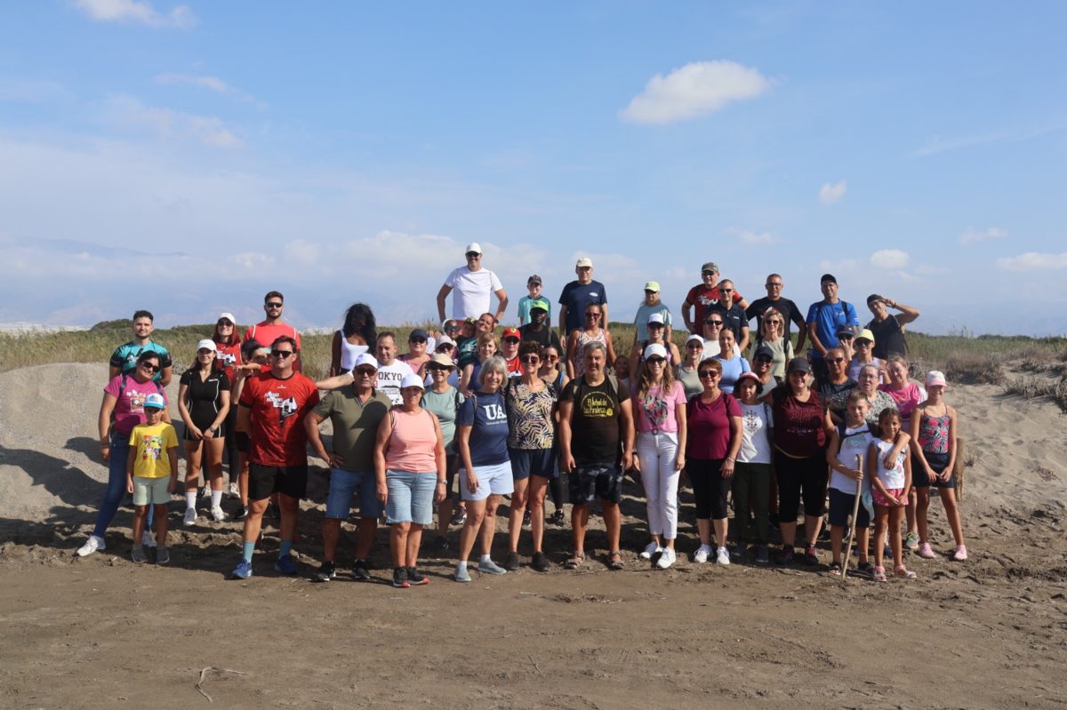 Participantes en la jornada de educación ambiental