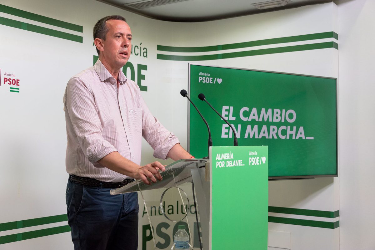 El secretario general del PSOE de Almería, José María Martín Fernández
