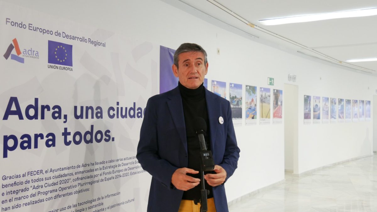Manuel Cortes, alcalde de Adra, municipio que recibirá un ingreso extraordinario superior a 500.000 euros por la excelente ejecución de la EDUSI