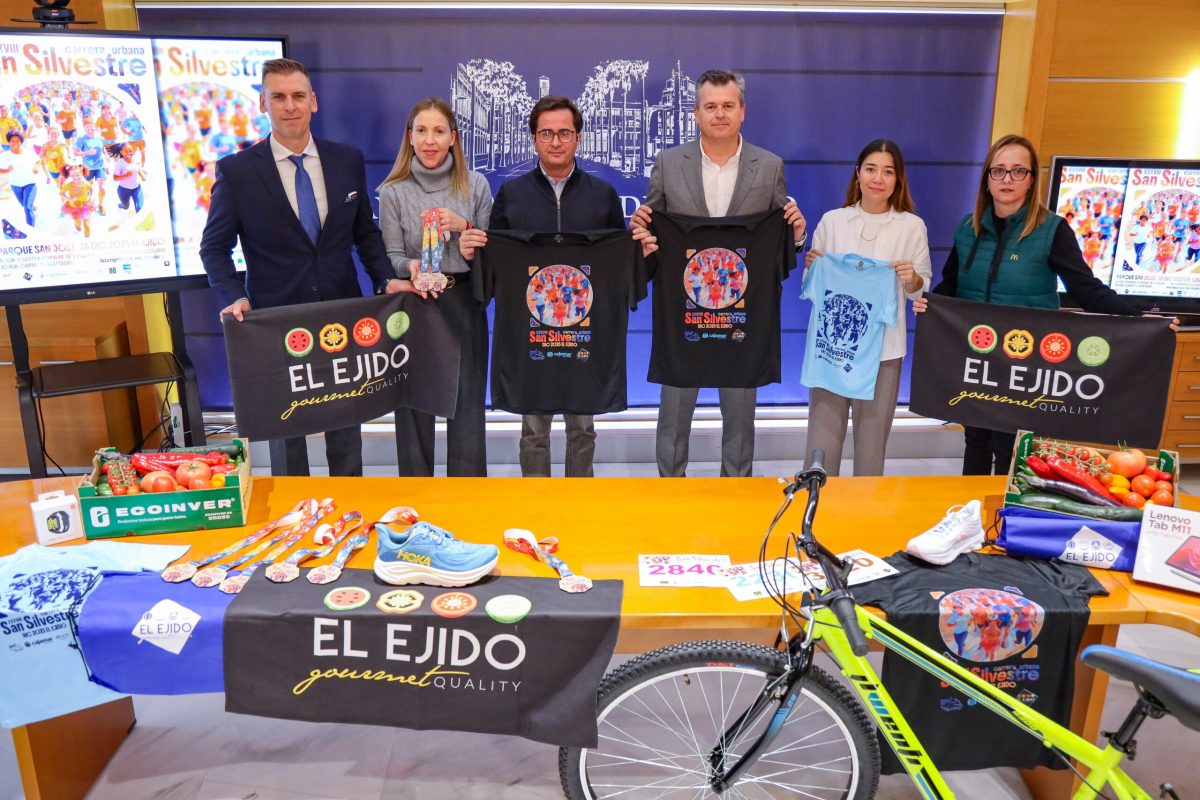 Presentación de la carrera de San Silvestre de El Ejido