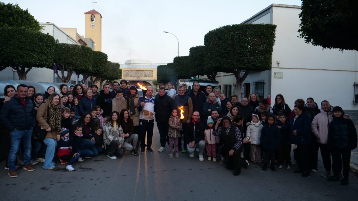 Celebración de San Antón en el núcleo de Santa María del Águila