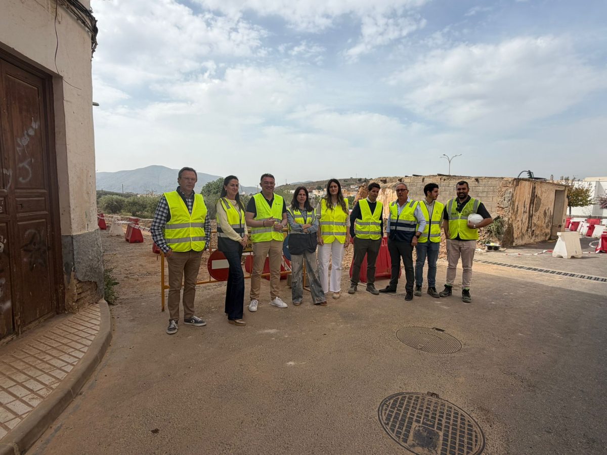 Visita a las obras en marcha en Berja