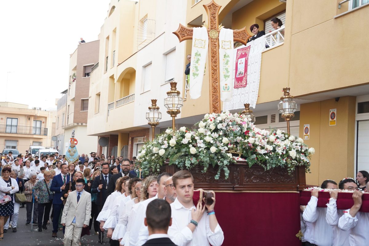 Misa y procesión en Ejido Norte