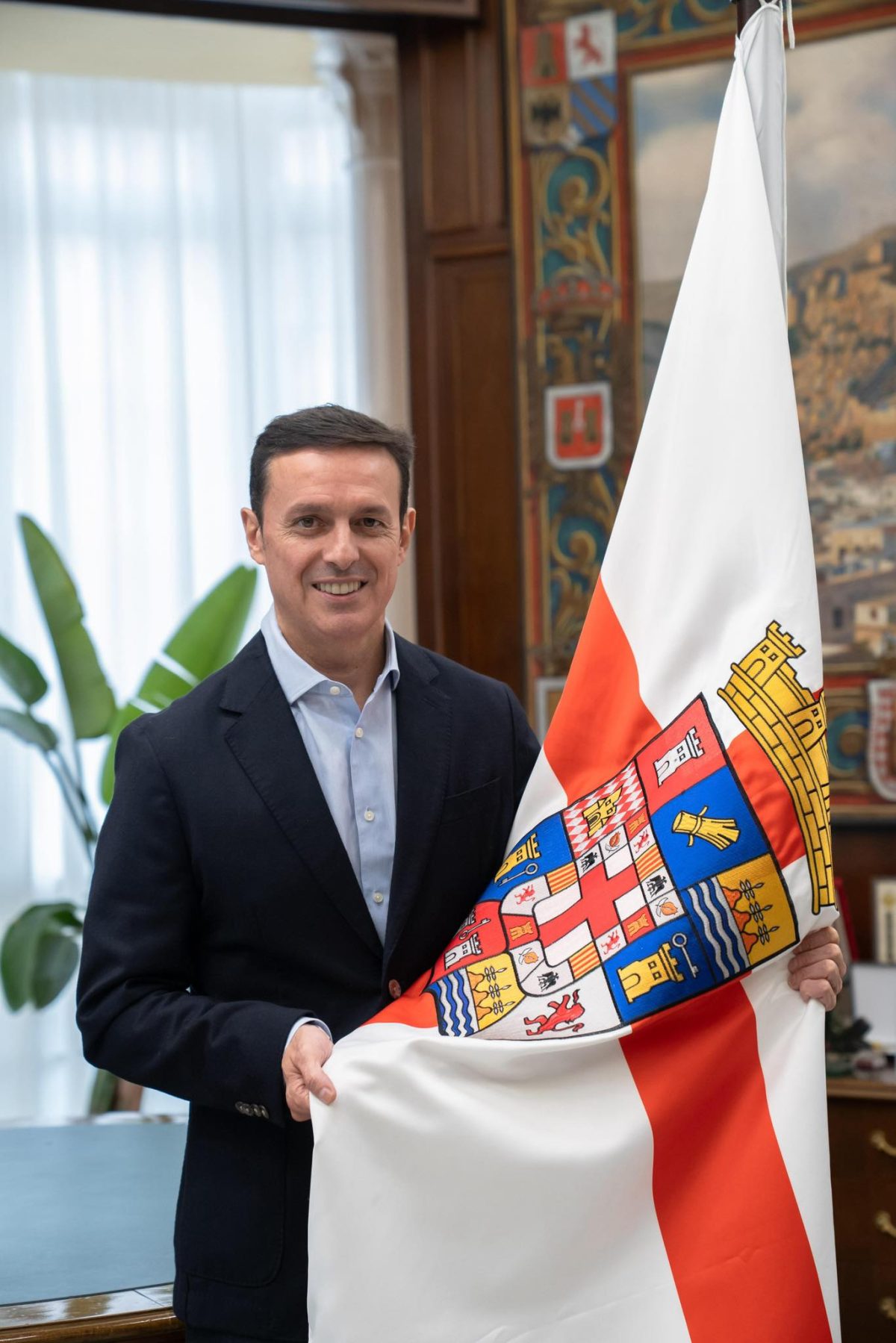 El presidente de la Diputación, Javier A. García. /DC