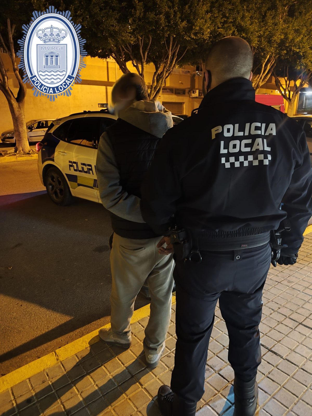 Imagen de uno de los detenidos por la Policía Local de El Ejido. /DC