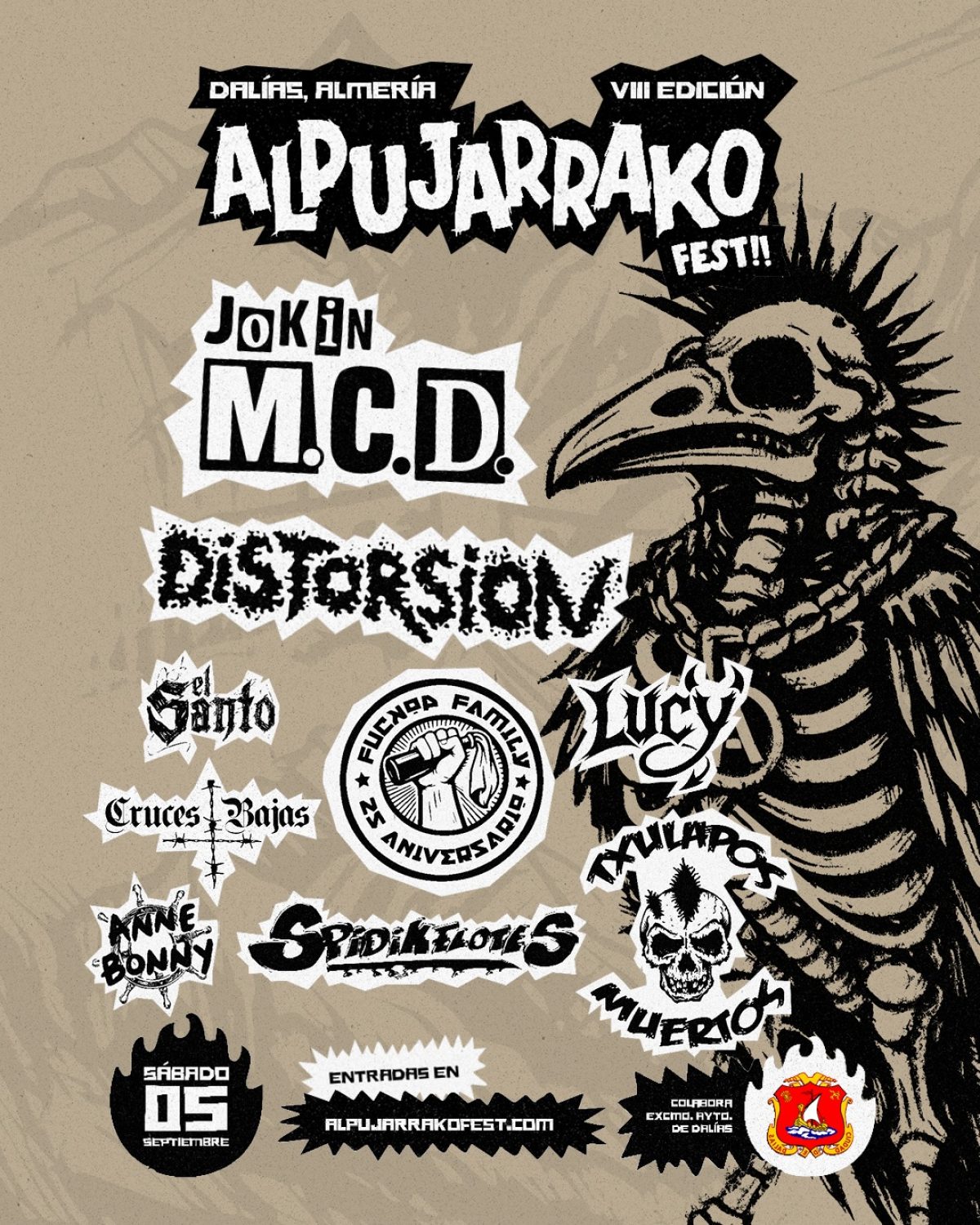 Primeras bandas confirmadas del VIII Alpujarrako Fest. /DC