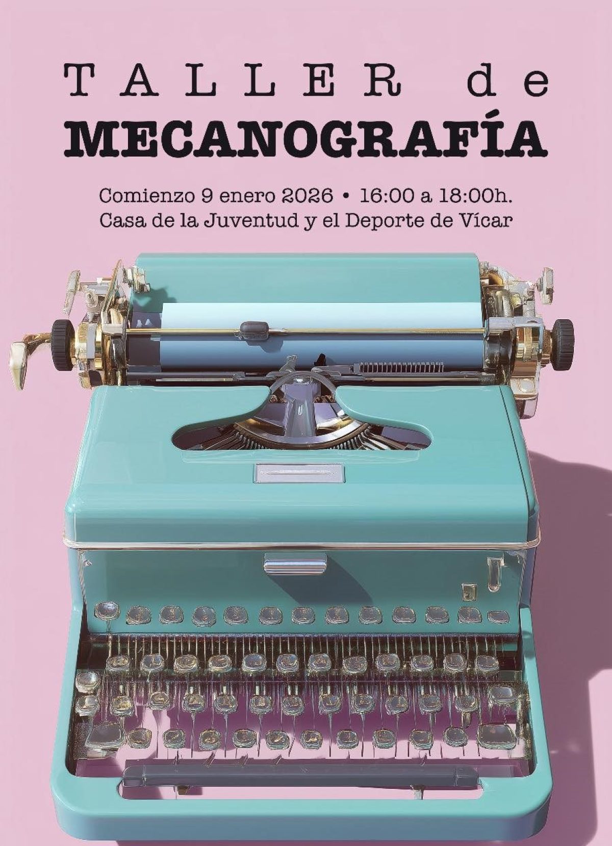 Cartel del taller. /DC