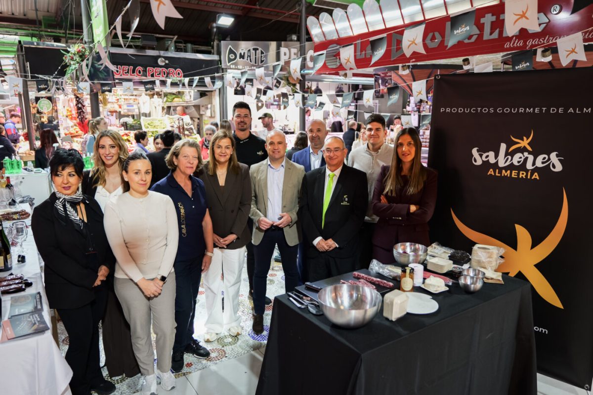 Actividad promocional de Sabores Almería en el Mercado de La Paz de Madrid el pasado abril