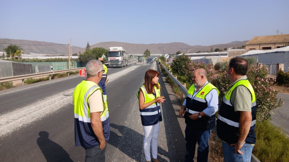 Carretera A-358 que comunica Berja, Dalías y El Ejido