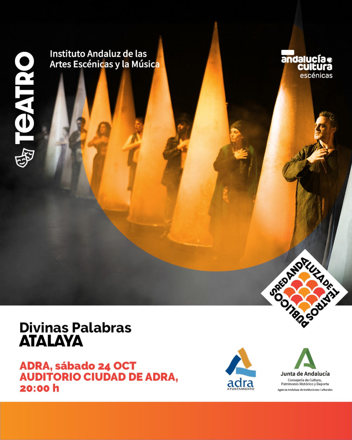 Cartel de la obra Divinas Palabras