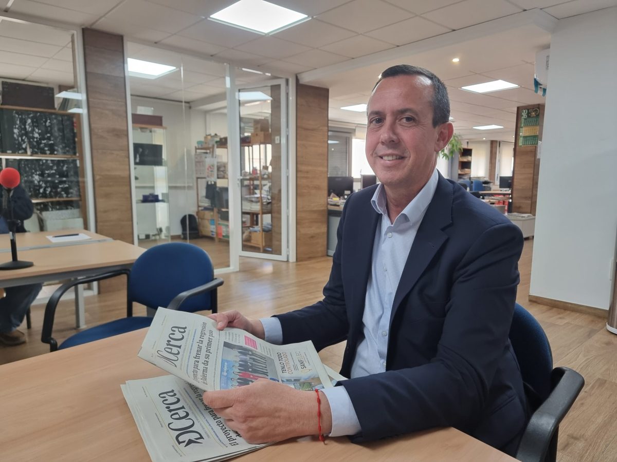José María Martín, subdelegado del Gobierno en Almería, en la redacción de D-Cerca