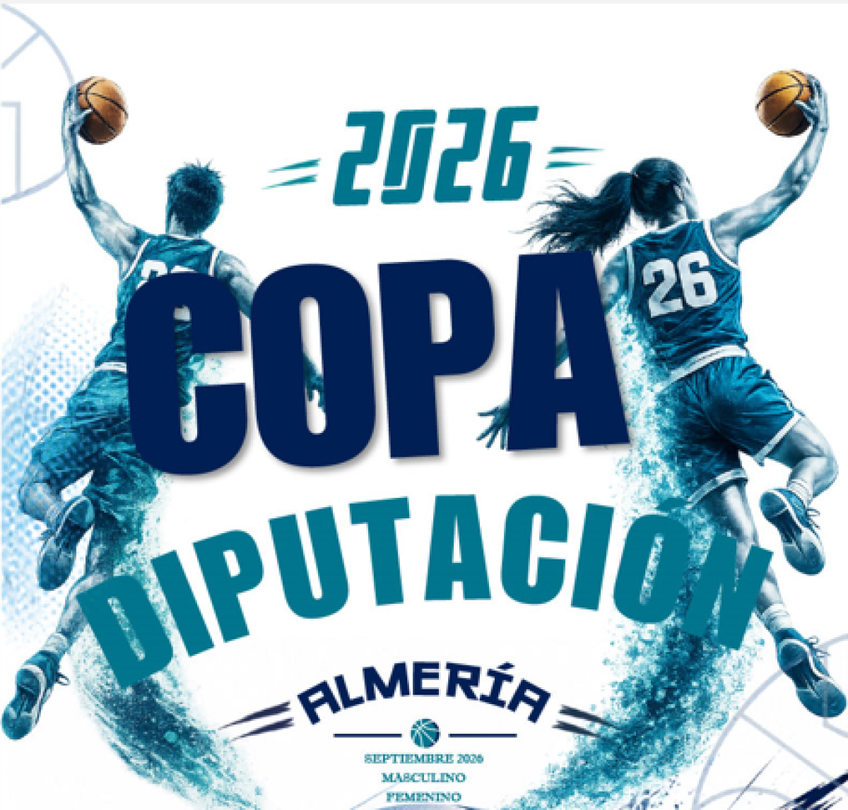 Cartel oficial de la Copa Diputación de Baloncesto 2026
