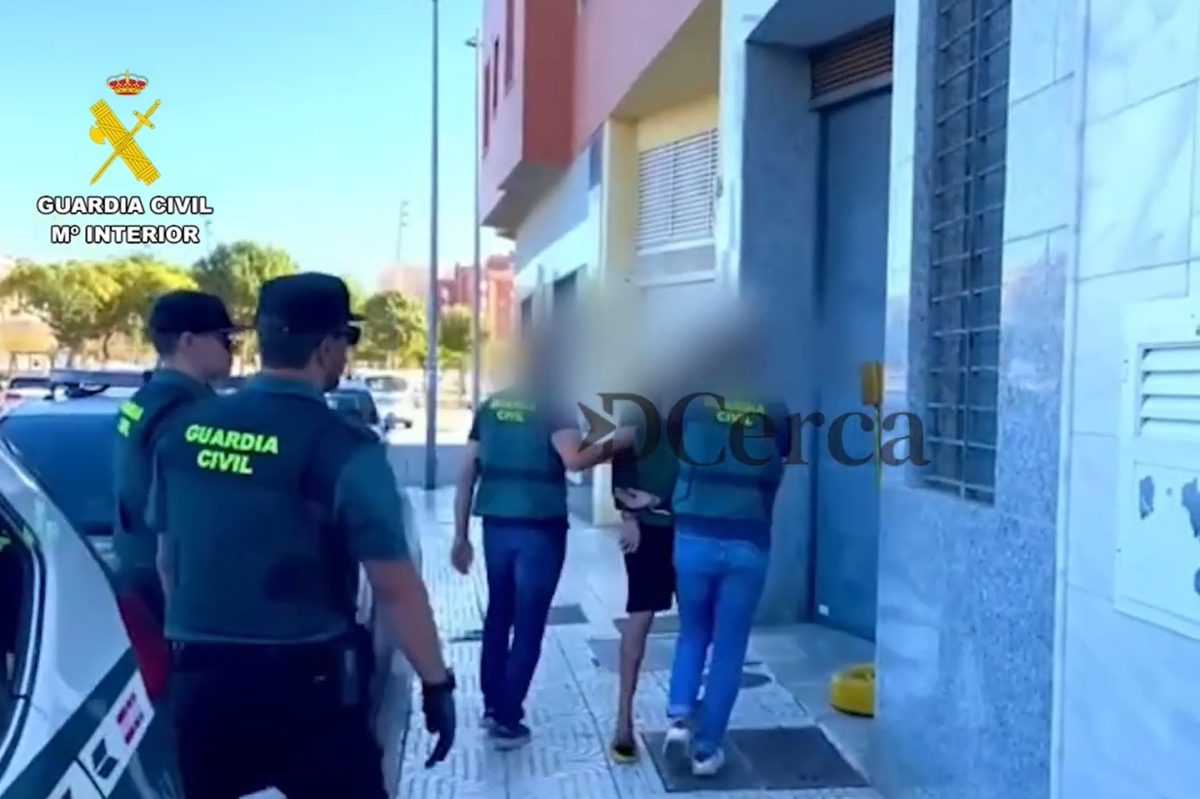 Imagen de archivo de una detención de la Guardia Civil. /DC
