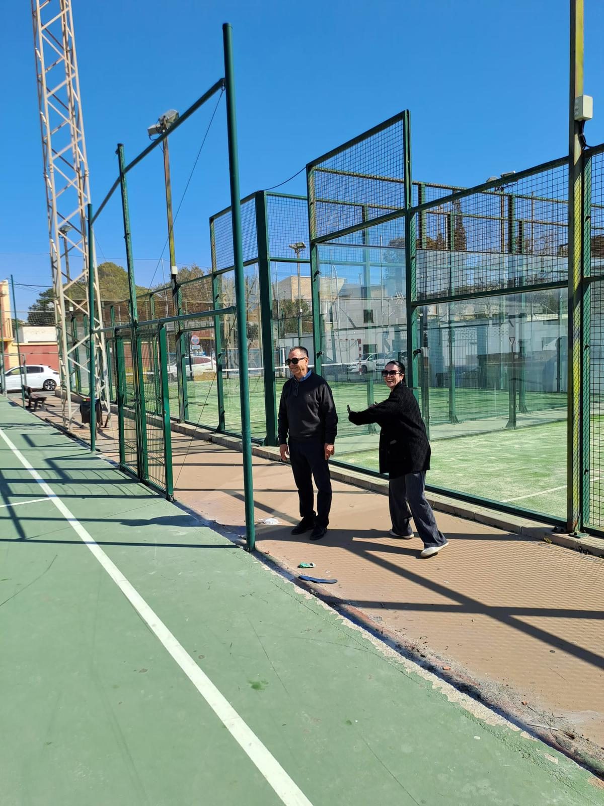 FOTO 4. Arreglo pistas deportivas