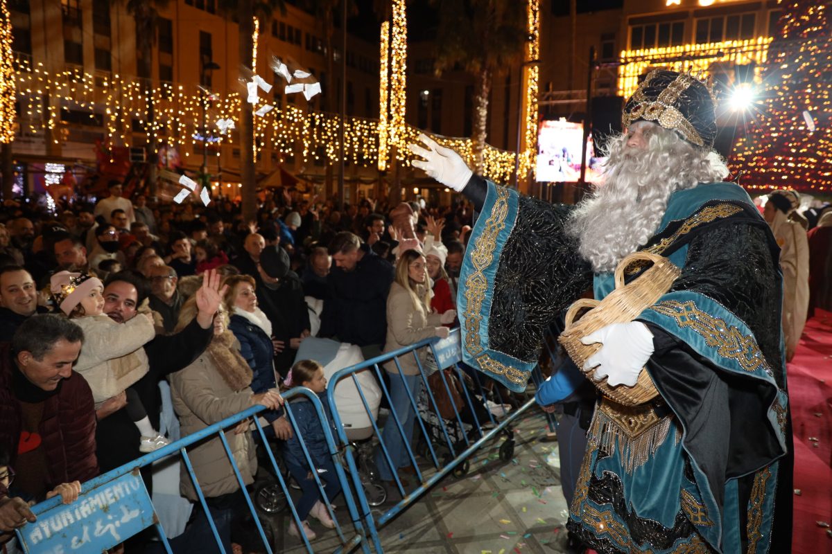 Los Reyes Magos en El Ejido, en una foto de archivo