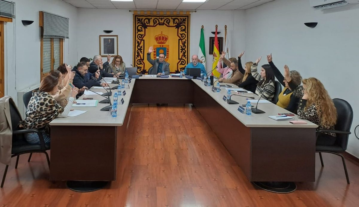 Foto del pleno ordinario de diciembre en el Ayuntamiento de La Mojonera