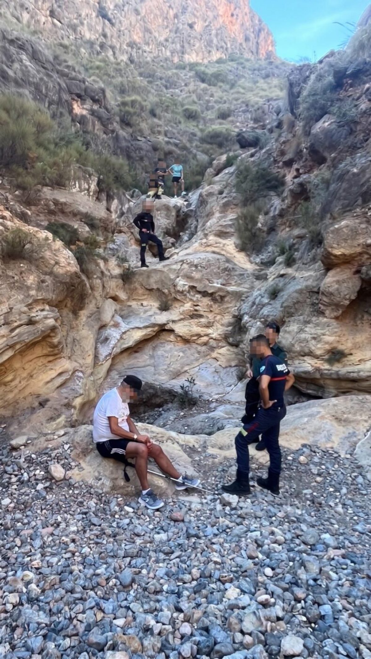 Imagen del operativo de Salvamento. /DC