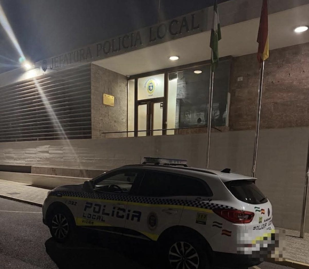 Imagen compartida por la Policía Local de Vícar. /DC