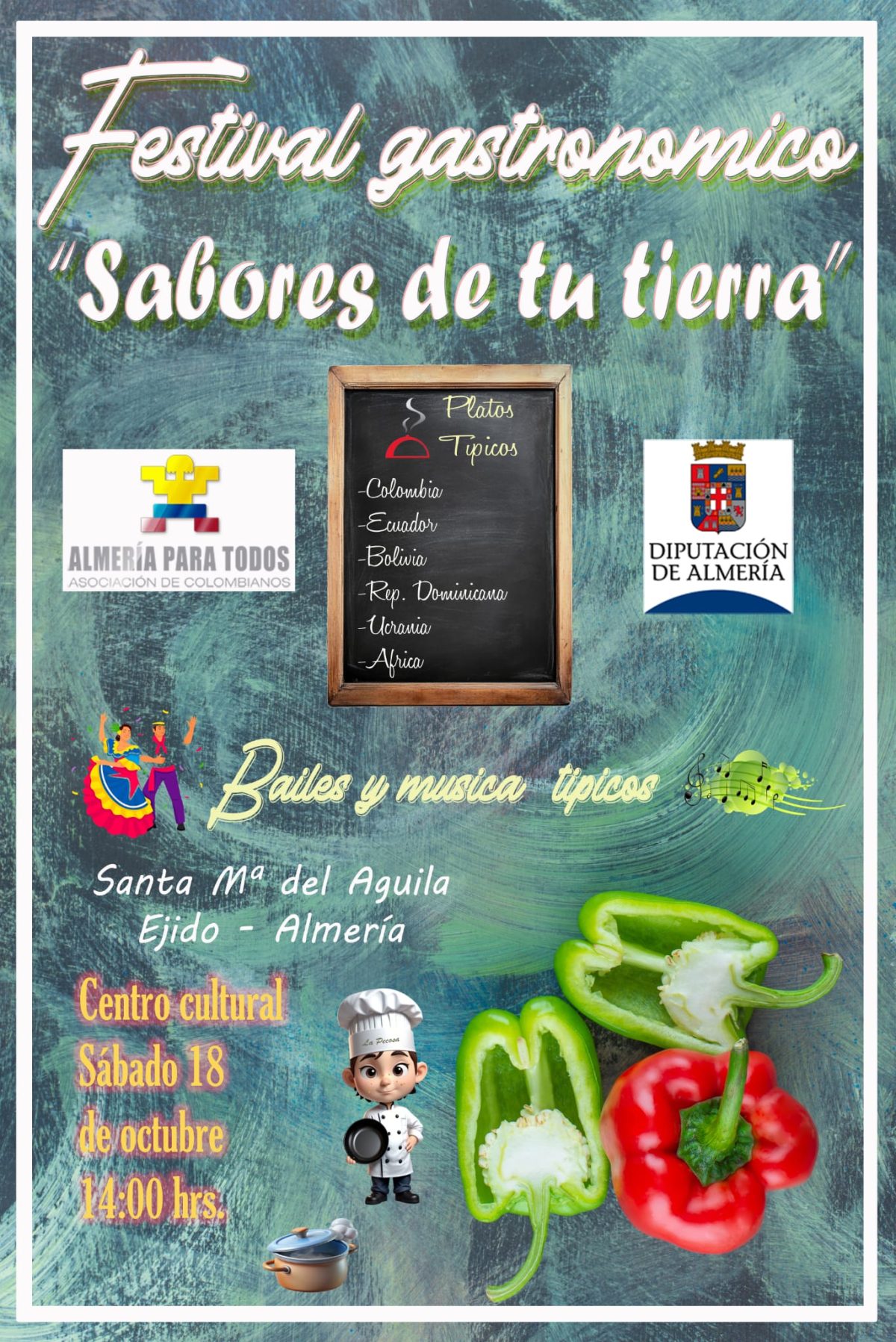 Cartel del evento que se celebra ete sábado 18