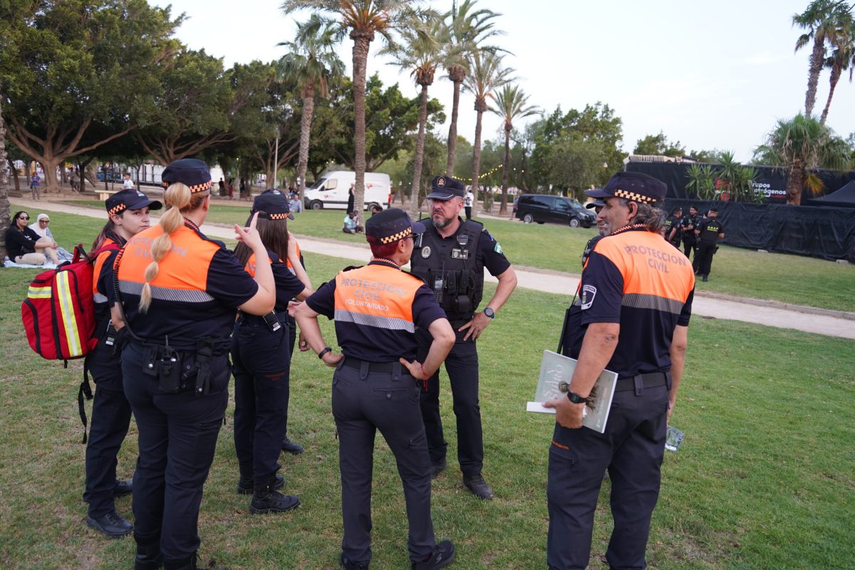 Policía Local y Protección Civil de El Ejido. /DC