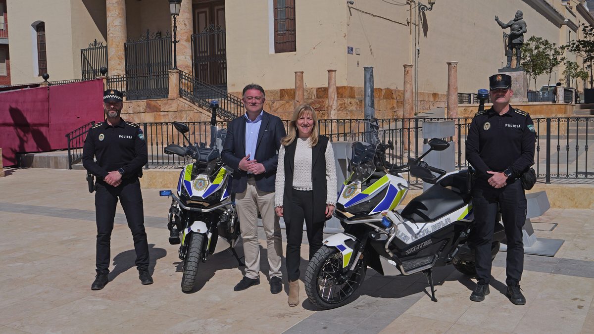 Presentacion de las motocicletas de la Policia Local de Berja